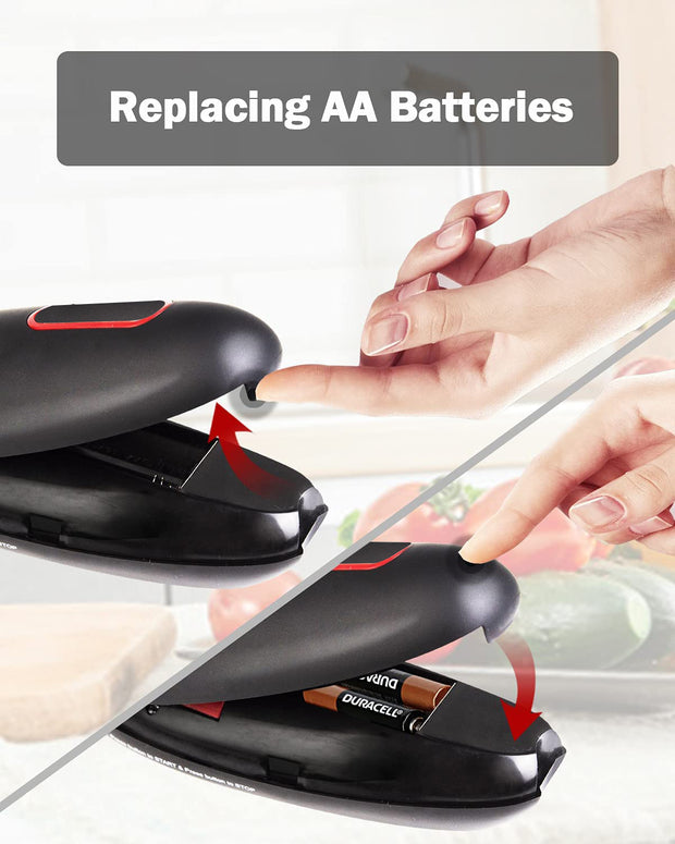 Sboly Electric Can Opener - Open Your Cans with A Simple Push of Button, Food-Safe and Battery Operated Hands Free Can Opener