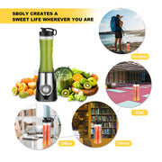 Sboly Personal Blender, Smoothie Blender with Bottle for Juice Shakes and Smoothie, 600 ml.