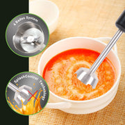 Sboly Hand Blender, 5-in-1 Multiduty Immersion Blender, 12 Speed Stick Blender for Smoothies, Baby Food, Sauces or Juice, Black