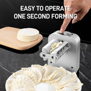 Sboly Dumpling Maker Machine, Automatic Electric Dumpling Maker, Adjustable & Easy to Operate Home Dumpling Press, with Spoon and Brush, Fast Dumpling Maker For Kitchen Pastry Making