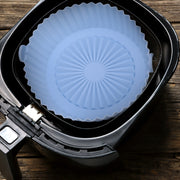 Sboly Reusable Air Fryer Liners, Food Grade Silicone Oilproof Easy Cleaning Air Fryer Basket, 6.7 inch, 3 Pcs