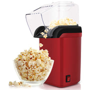 Sboly Hot Air Popcorn Popper, 3 Minutes Fast No Oil Healthy Popcorn Machine for Kids Adults, Great for Party and Watching Movies, 1200W, Red