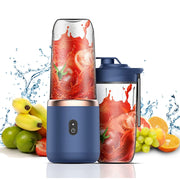 Sboly Portable Blender, USB Rechargeable Personal Blender for Shakes and Smoothies, Electric Fruit Veggie Juicer for Traveling, Office, Blue