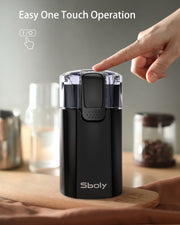 Electric Coffee Grinder Coffee Bean Grinder with 2oz Capacity Spice Grinder with Stainless Steel Blades Cleaning Brush