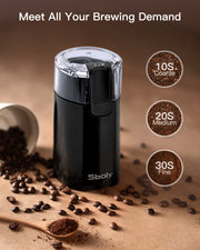 Electric Coffee Grinder Coffee Bean Grinder with 2oz Capacity Spice Grinder with Stainless Steel Blades Cleaning Brush