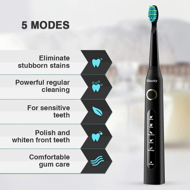 sboly 507 Sonic Electric Toothbrush